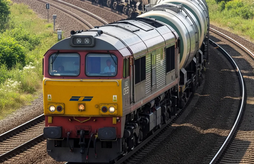 freight train, tank container